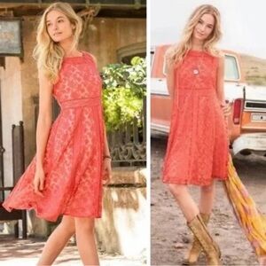 Sundance Emma Sleeveless Embroidered Dress Women’s 4 NWOT Romantic Pink Floral